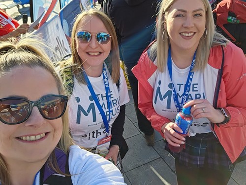 Supporters at a Marie Trust fundraising event in Glasgow